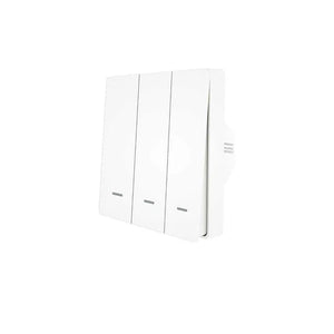 WiFi RF433 Smart Light Switch, 2-Way Multi-Control, No Neutral Wire Required, Compatible with Alexa & Google Home, Remote Control & App Control, EU Standard