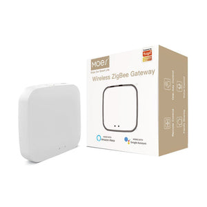 Tuya ZigBee Smart Gateway Hub 3.0 - Works with Alexa & Google Home, Smart Home Automation Hub for Lights/Sensors/Devices, Wireless ZigBee to WiFi Bridge, No Hub Required, Easy Setup (White)