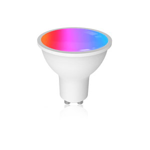 Tuya GU10 Matter Smart Bulb, 5W RGB+CCT Color Changing (2700K-6500K), WiFi & Matter Compatible, Works with Alexa/Google/HomeKit, Dimmable LED Spotlight, Voice & App Control, 16 Million Colors