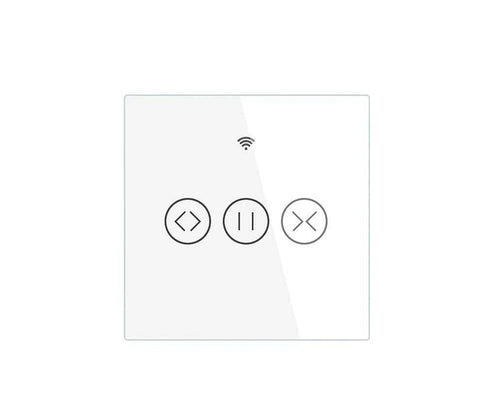 MOES ZigBee Curtain Switch Smart Touch – RF433 Roller Blinds & Shutter Switch, Works with Alexa/Google Home, SmartThings, Hub Required, Timer & Remote Control, Neutral Wire Required, EU Version