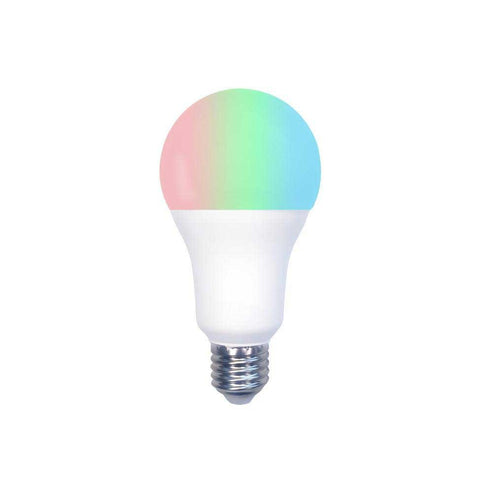WiFi Smart LED Light Bulb, 14W RGB + CCT Color Changing Bulb, Dimmable, Compatible with Alexa & Google Home, Energy Saving, Timer Function, Works with Smartphone App, Voice Control, Soft White to Multicolor