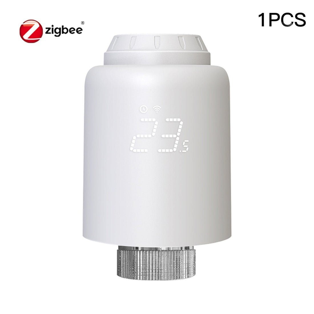 Tuya Zigbee Smart Thermostatic Radiator Valve TRV 601 - Programmable Heating Thermostat with Remote Control, Works with Alexa/Google Home, Energy Saving, Easy Install