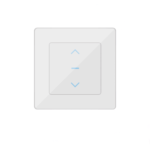 Smart WiFi Curtain Switch - Touch Control for Motorized Curtains & Roller Blinds, Works with Alexa/Google Home, App Remote Control, Timer & Voice Command, No Hub Required, CE Certified (EU Version)