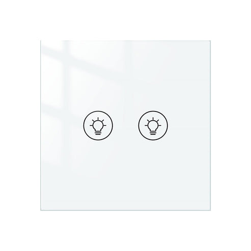 MOES WiFi Smart Light Dimmer Switch - 1/2/3 Gang EU Version Touch Panel, Works with Alexa/Google Home, No Hub Required, Smooth Brightness Control (Neutral Wire Needed)