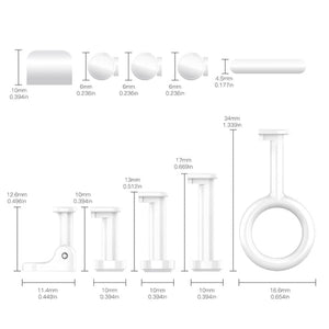 MOES Bluetooth Smart Fingerbot Plus - Wireless Touch Button Switch Bot, Remote ON/OFF Control for Lights, Appliances, Smart Home Devices, No Wiring Needed, Works with Alexa & Google Home