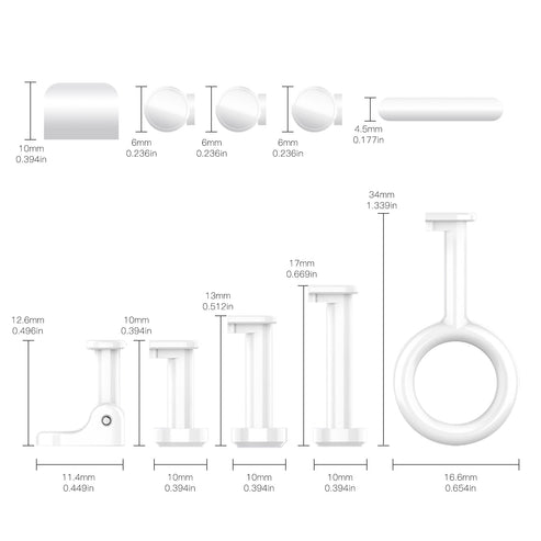 MOES Bluetooth Smart Fingerbot Plus - Wireless Touch Button Switch Bot, Remote ON/OFF Control for Lights, Appliances, Smart Home Devices, No Wiring Needed, Works with Alexa & Google Home