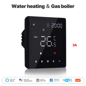 WiFi Smart Thermostat - Programmable Temperature Controller for Water Boiler & Electric Heating, Works with Alexa/Google Home, Energy Saving, Easy Installation