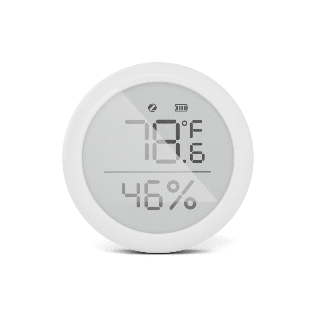 MOES Zigbee Smart Temperature & Humidity Sensor - Indoor Hygrometer Thermometer, Works with Alexa/Google Home, Wireless Room Climate Monitor, Battery Powered