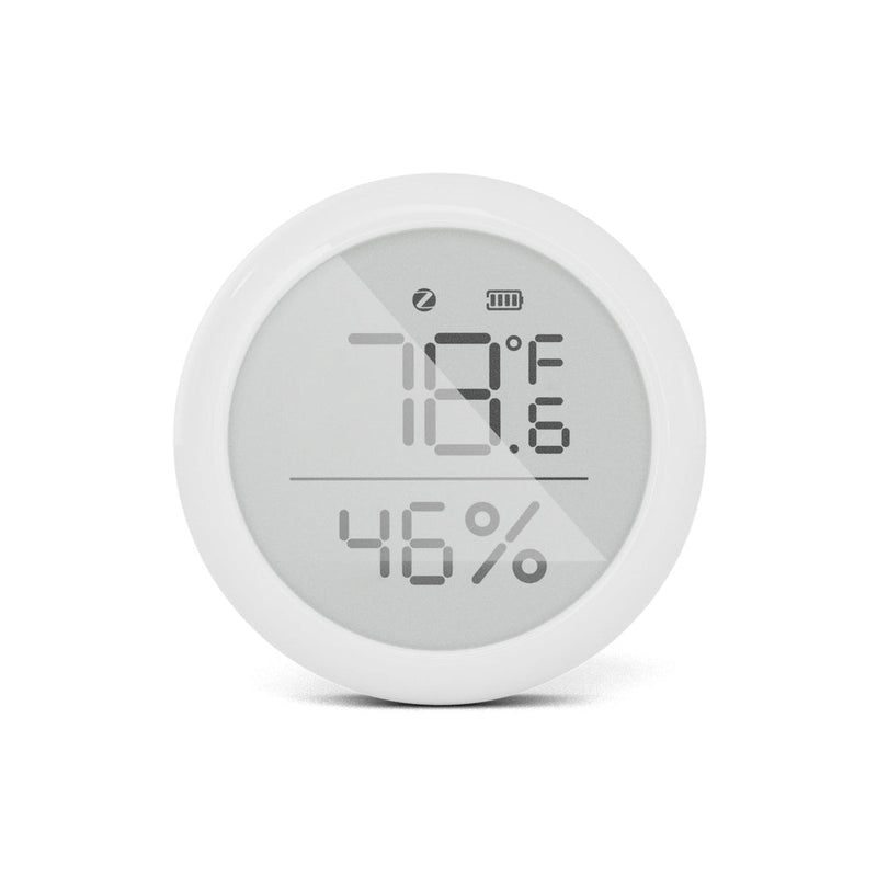 MOES Zigbee Smart Temperature & Humidity Sensor - Indoor Hygrometer Thermometer, Works with Alexa/Google Home, Wireless Room Climate Monitor, Battery Powered