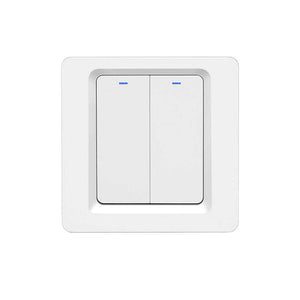 Smart WiFi Light Switch 2-Way Multi-Control, Neutral Wire Required, Works with Alexa & Google Home, Touch Push Button, Remote & Voice Control, Timer Function, CE Certified (EU Standard)