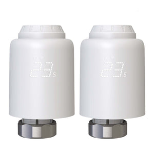 WiFi Smart Thermostatic Radiator Valve (TRV) - Programmable Heating Thermostat with Rotatable Screen, Anti-Scale Mode, Works with Alexa/Google Home, Digital Temperature Control