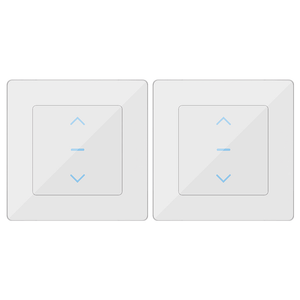 Smart WiFi Curtain Switch - Touch Control for Motorized Curtains & Roller Blinds, Works with Alexa/Google Home, App Remote Control, Timer & Voice Command, No Hub Required, CE Certified (EU Version)