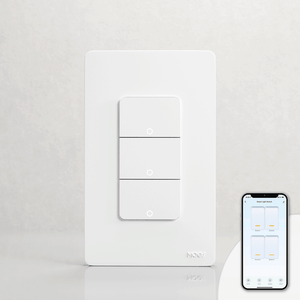WiFi Smart Light Switch - 1/2/3/4 Gang Multi-Switch, Works with Alexa/Google Home, App & Voice Control, No Hub Required, Neutral Wire Required