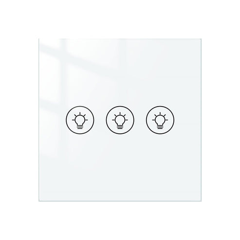 MOES WiFi Smart Light Dimmer Switch - 1/2/3 Gang EU Version Touch Panel, Works with Alexa/Google Home, No Hub Required, Smooth Brightness Control (Neutral Wire Needed)