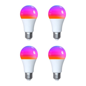 Tuya Matter Smart Bulb E27, 5W RGB+CCT Color Changing (2700K-6500K), WiFi & Matter Compatible, Works with Alexa/Google/HomeKit, Dimmable LED Light, Voice & App Control, 16 Million Colors