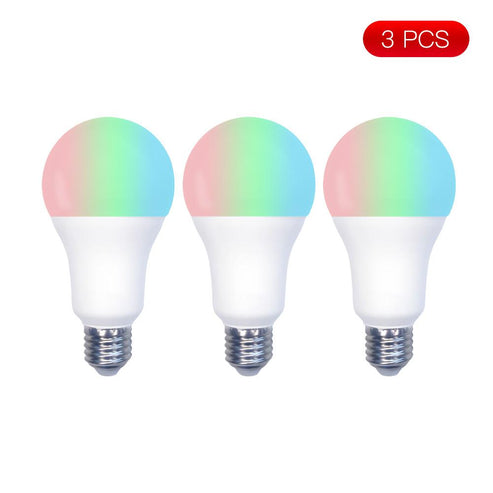 WiFi Smart LED Light Bulb, 14W RGB + CCT Color Changing Bulb, Dimmable, Compatible with Alexa & Google Home, Energy Saving, Timer Function, Works with Smartphone App, Voice Control, Soft White to Multicolor