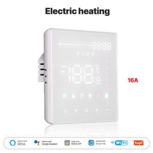 WiFi Smart Thermostat - Programmable Temperature Controller for Water Boiler & Electric Heating, Works with Alexa/Google Home, Energy Saving, Easy Installation