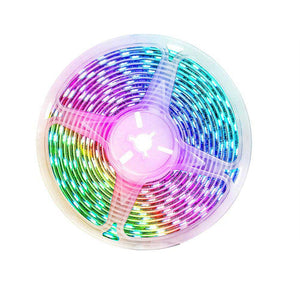 MOES ZigBee RGB+CCT LED Strip Light 16.4ft, Multicolor Tunable White Strip Lights, Smart LED Controller with Brightness Adjustment, Works with Alexa, Google Home, SmartThings, Home Assistant (Hub Required)