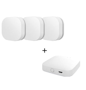 ZigBee IP55 Waterproof Smart Button Scene Switch - Wireless Remote Dimmer, Battery Powered, Works with Alexa/Google Home, Hub Required for Outdoor/Indoor Smart Lighting Control