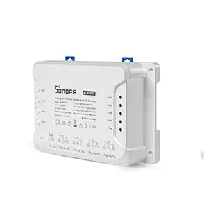 SONOFF 4CHPROR3 WiFi Smart Switch - 4 Gang DIY Relay Module, Self-Locking/Inching Mode, 9-23V DC & 100-240V AC, Works with Alexa & Google Home, eWeLink App Control