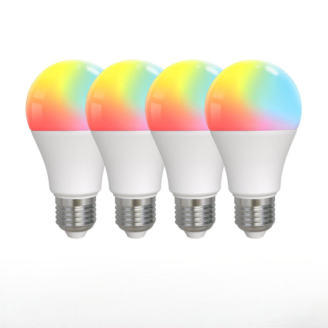 Smart Bluetooth LED Bulb, 9W E27 RGB Color Changing, Dimmable Works with Alexa & Google Home, 16 Million Colors, Voice & App Control, Tunable White 2700K-6500K, No Hub Required