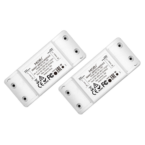 WiFi Smart Switch DIY Module - 16A Electric Current/Voltage/Power Monitor - Universal Energy Meter with Real-Time Tracking - Works with Alexa, Google Home & Smart Life App - No Hub Required