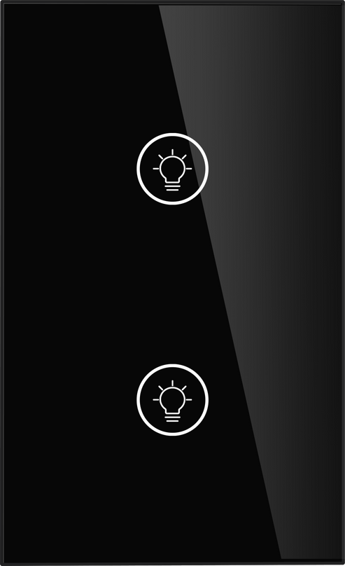 ZigBee Smart Dimmer Switch - Multi-Gang Smart Light Dimmer for Home, US Standard Single Pole, Neutral Wire Required, Works with Alexa/Google Home via ZigBee Hub, Touch Control Panel