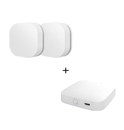 ZigBee Smart Button Scene Switch - IP55 Waterproof Wireless Remote Dimmer, Works with Alexa/Google Home via Hub, Outdoor/Indoor Use, Multi-Scene Control, No Wiring Needed