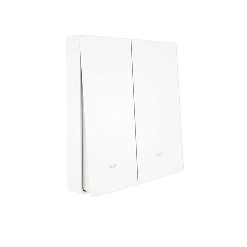 Smart RF433 Wireless Push Button Switch - Self-Powered, Multi-Control Transmitter, No Battery Needed, EU Version, Compatible with Lights/Fans/Appliances (433MHz)