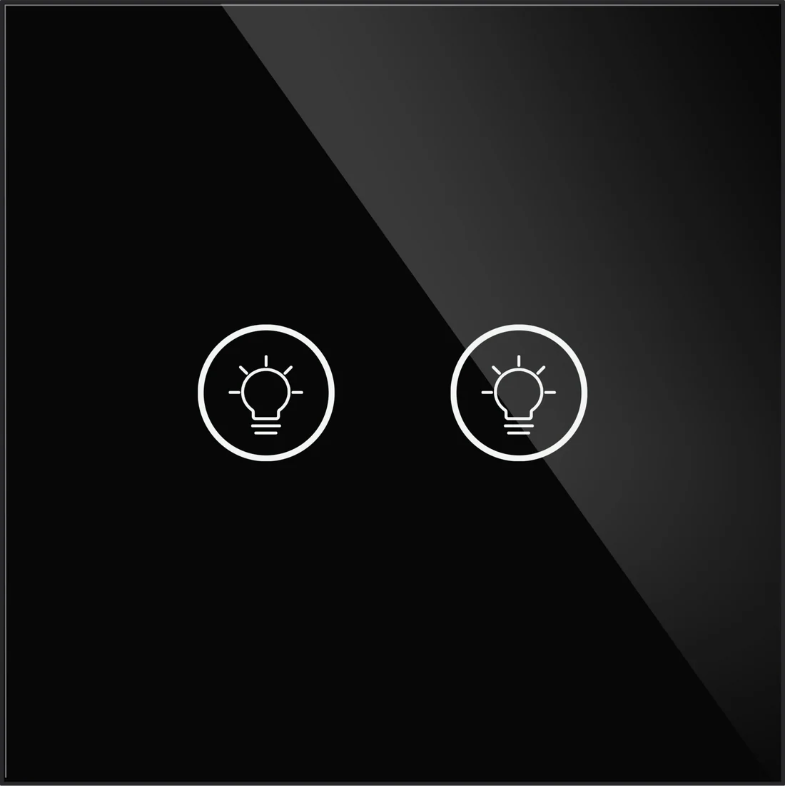 ZigBee Smart Touch Light Switch Dimmer – Multi-Gang, Single Pole, Neutral Wire Required, Compatible with Alexa & Google Home, EU Standard (1/2/3 Gang)