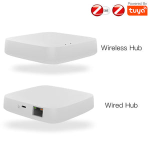 Tuya ZigBee Smart Gateway Hub 3.0 - Works with Alexa & Google Home, Smart Home Automation Hub for Lights/Sensors/Devices, Wireless ZigBee to WiFi Bridge, No Hub Required, Easy Setup (White)