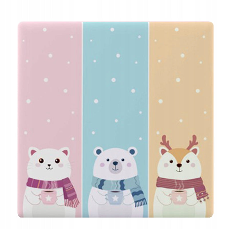 SONOFF TX T5-3C-86 Cartoon Cover Smart Touch Wall Switch - Ultimate Series, 3-Gang Touch Panel, Works with Alexa/Google Home, Neutral Wire Optional, for Home & Office (White)