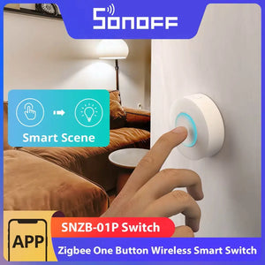 SONOFF SNZB-01P Zigbee 3.0 Wireless Panic Button, Smart Emergency Switch with 2-Way Control, Works with Alexa & Google Home, Smart Scene/Home Automation Trigger, No Hub Required (Works with SONOFF Zigbee Hub)