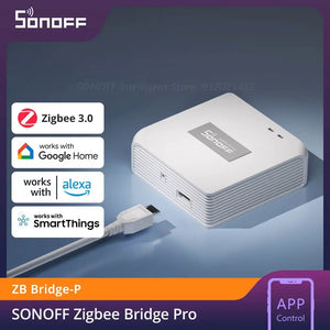 SONOFF ZB Bridge Pro Smart Home Hub - Zigbee 3.0 Gateway for Remote Control, Works with Alexa/Google Home, WiFi to Zigbee Bridge, eWeLink App Compatible