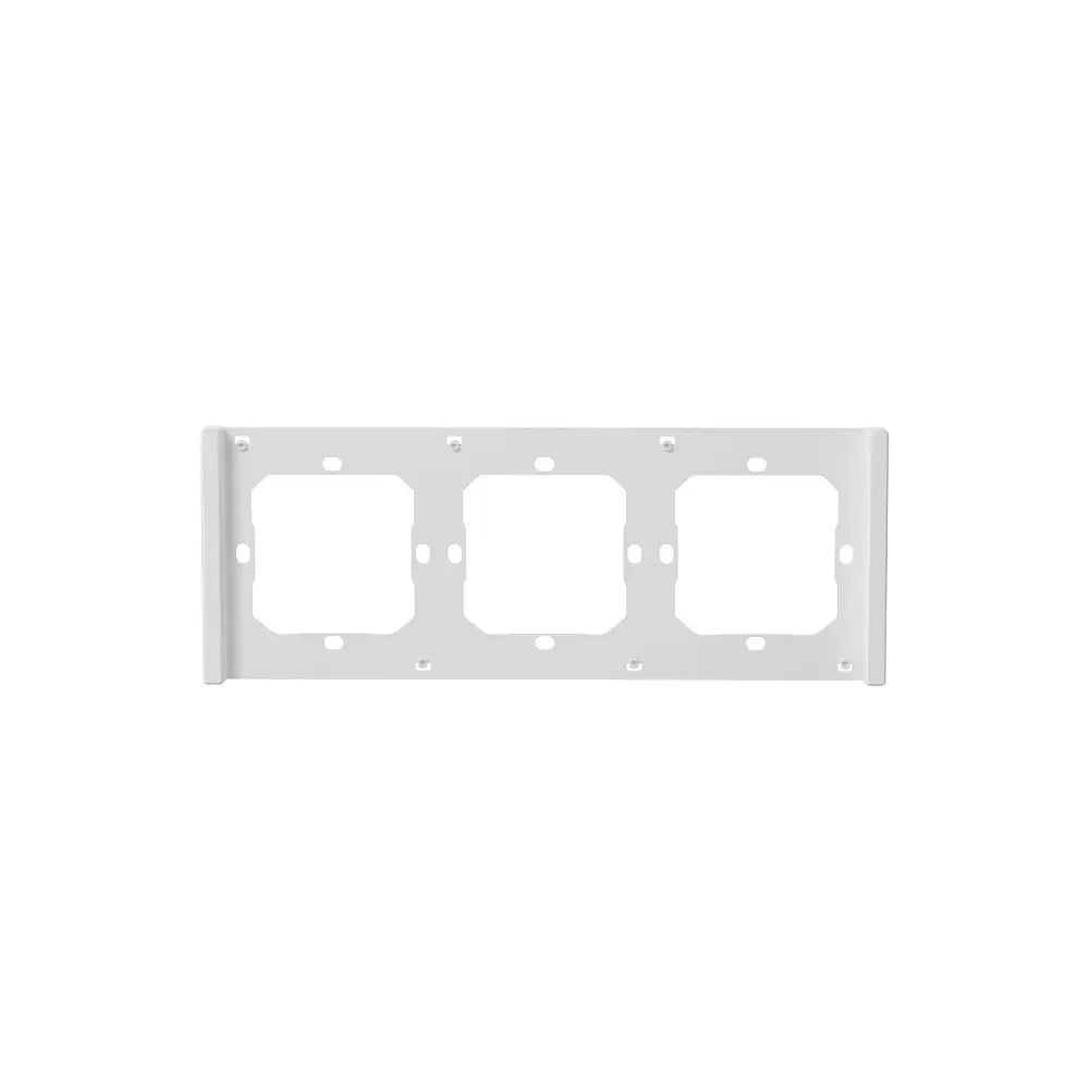 SONOFF 3-Gang Switch Frame - White Replacement Cover Plate for Smart Switches, Standard EU 86mm Size, Compatible with M5/M5 Matter Series, Modern Minimalist Design