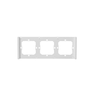 SONOFF 3-Gang Switch Frame - White Replacement Cover Plate for Smart Switches, Standard EU 86mm Size, Compatible with M5/M5 Matter Series, Modern Minimalist Design