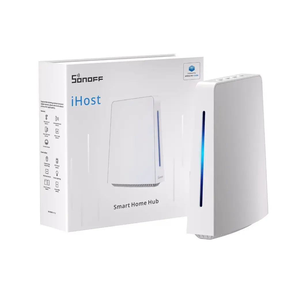 SONOFF iHost Smart Home Hub RV1109 - 4GB RAM Zigbee 3.0/WiFi/Bluetooth Gateway | Local Private Server for Offline Control | Scene Automation | Expandable Add-Ons | No Cloud Needed