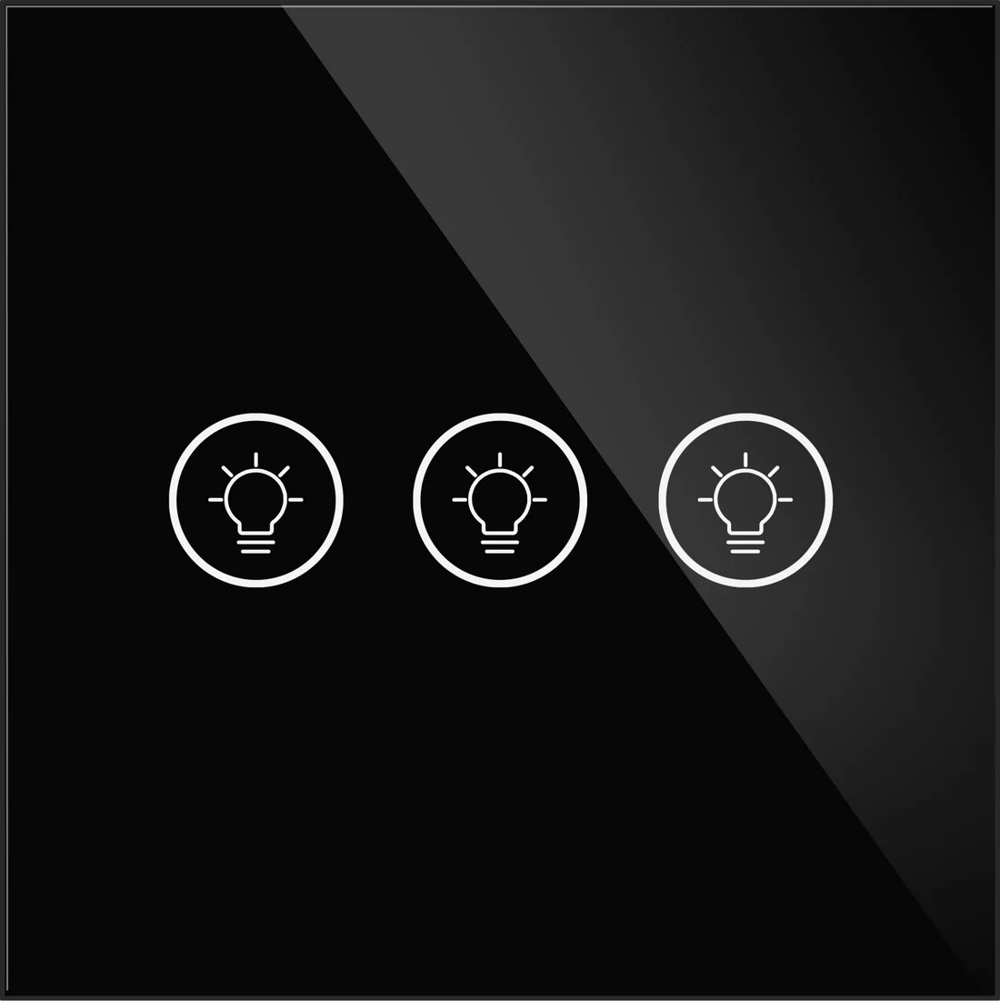 ZigBee Smart Touch Light Switch Dimmer – Multi-Gang, Single Pole, Neutral Wire Required, Compatible with Alexa & Google Home, EU Standard (1/2/3 Gang)