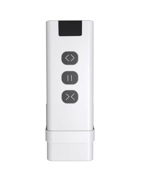 Smart Curtain Switch WiFi & RF433 – Touch Control Roller Shutter Blinds Switch, Single Pole, Neutral Wire Required, Works with Alexa & Google Home, No Hub Required (US Standard)