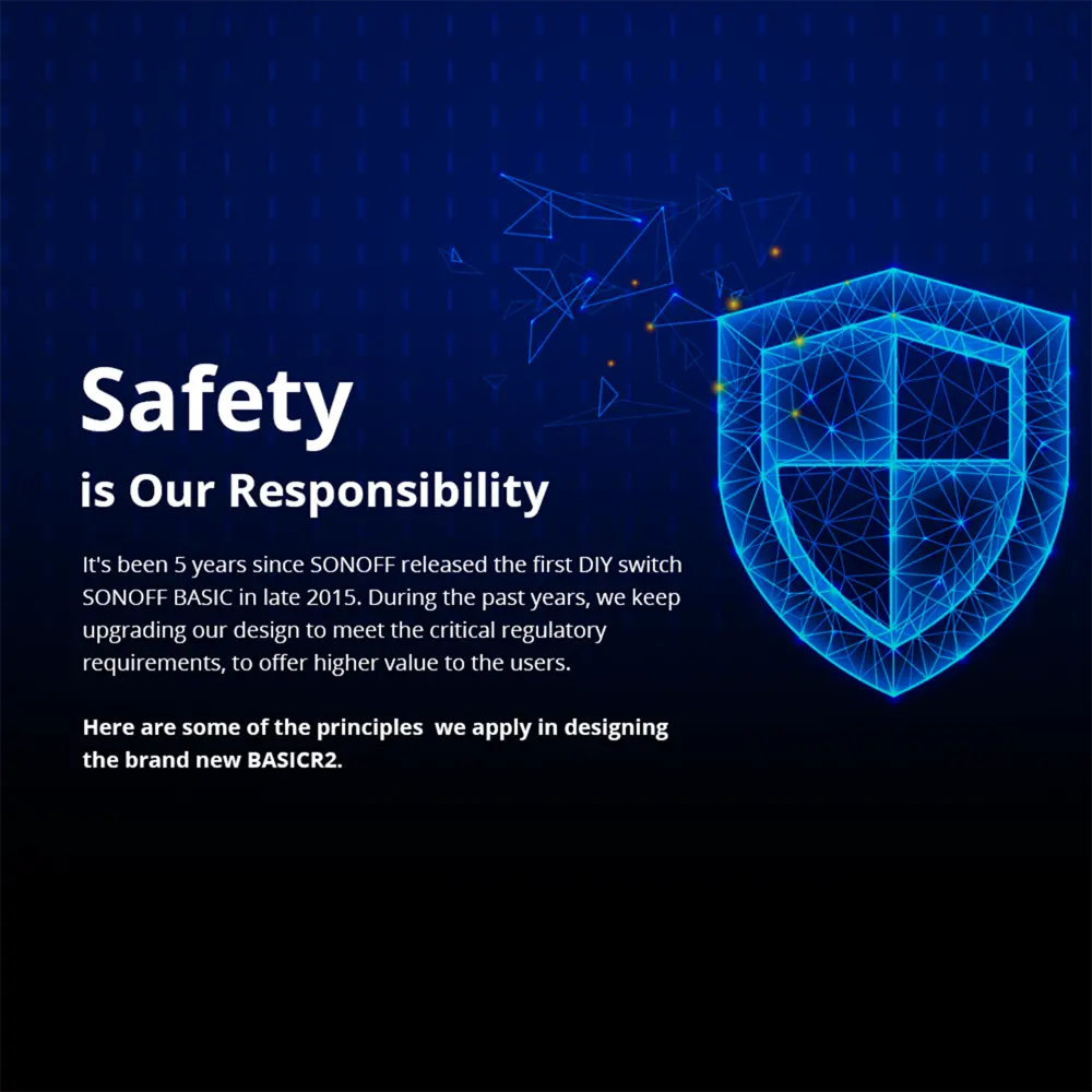 SONOFF RFR2 WiFi Smart Switch with RF Receiver - Dual Control via App & RF Remote, Works with Alexa/Google Home, No Hub Required, DIY Installation for Smart Home