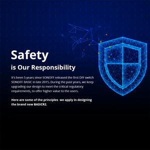 SONOFF RFR2 WiFi Smart Switch with RF Receiver - Dual Control via App & RF Remote, Works with Alexa/Google Home, No Hub Required, DIY Installation for Smart Home