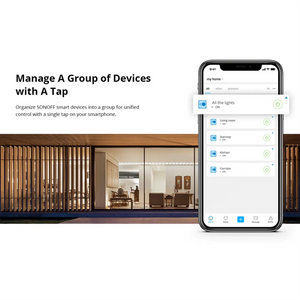 Sonoff BASICR2 WiFi Smart Switch – 10A DIY Wireless Light Switch Module, Remote Control & Timer, Works with Alexa & Google Home, Smart Home Automation, EWeLink App Control (No Hub Required)