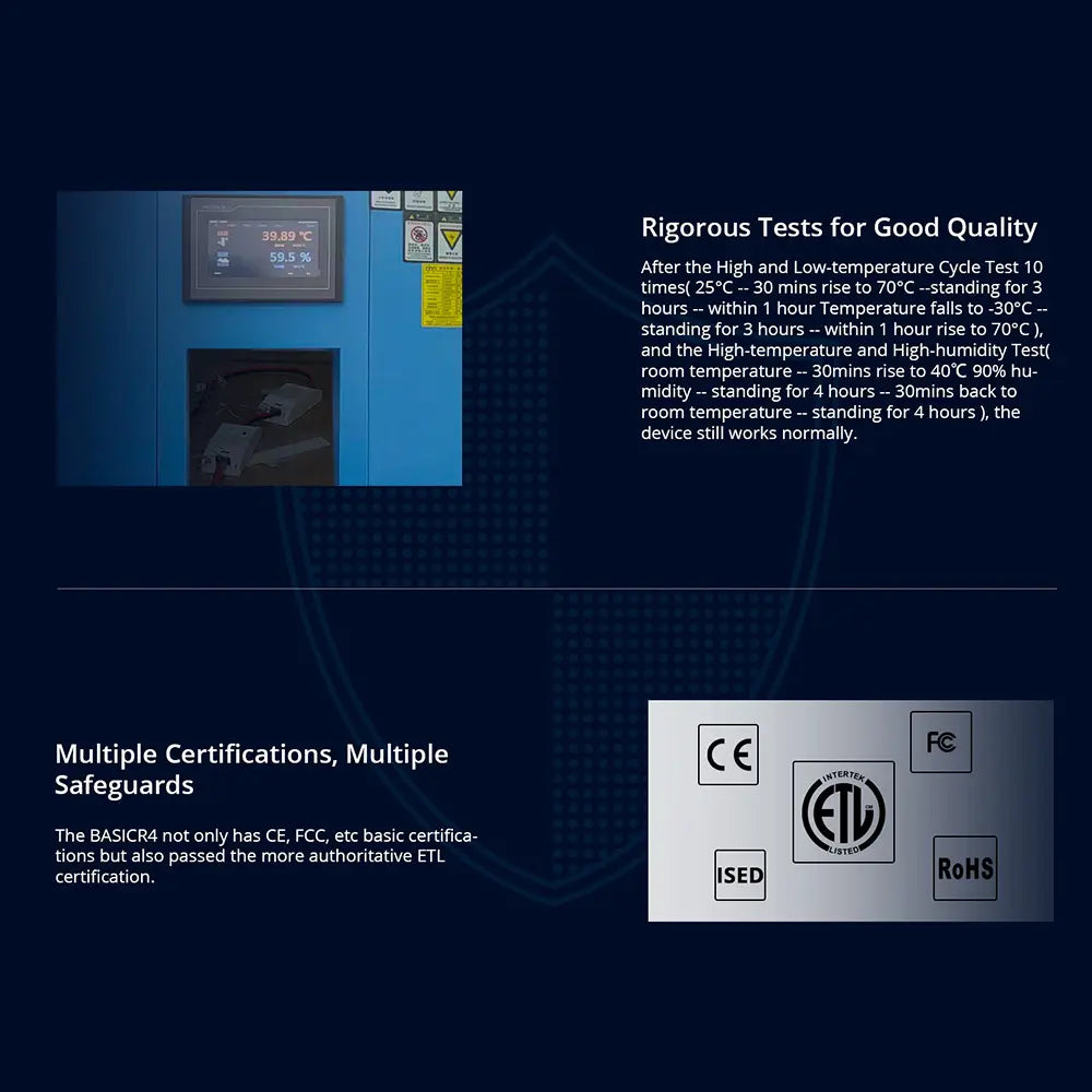 SONOFF BASICR4 WiFi Smart Switch 10A 2400W - ESP32 Chip, eWeLink & IFTTT Compatible, Works with Alexa/Google Home/S-MATE2 R5, Magic Switch Module for Smart Home Automation