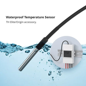 WTS01 Waterproof Temperature Sensor with RJ9 4P4C Connector - Compatible with Sonoff TH Elite & TH Origin - High Accuracy Environmental Sensor for Smart Home/Industrial Monitoring