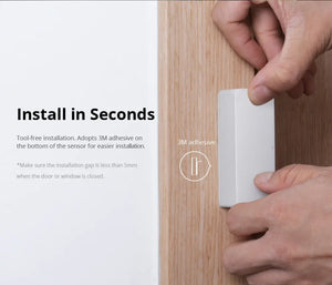 SONOFF DW2-RF 433MHz Wireless Door/Window Sensor, Smart Home Security Alarm, Works with eWeLink App, Door Opening Detector for Home Automation, No Hub Required, DIY Installation (White)