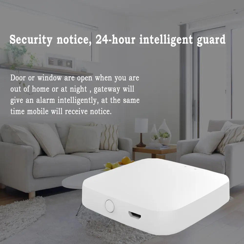 Smart Life ZigBee Hub G06 - Universal Smart Home Gateway for Lights/Sensors/Plugs/Locks, Works with Alexa & Google Assistant, Voice Control Compatible with Thermostats & More