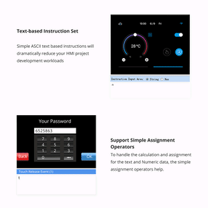 Nextion NX8048P070-011C 7-inch Capacitive HMI Touch Display - Intelligent Series 800×480 USART Interface for Arduino/Raspberry Pi/ESP32, Industrial Control Panel (No Enclosure)