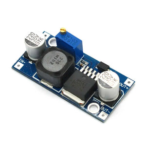LM2596 DC-DC Buck Converter Step Down Module - Adjustable Power Supply 1.25V-35V 3A, Voltage Regulator Board with LED Display, for DIY Electronics, Arduino, Solar Projects