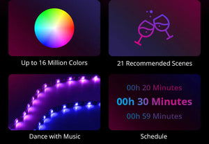 SONOFF 5050RGB-5M LED Strip - IP65 Waterproof RGB Color Changing Light, Smart WiFi Works with Alexa/Google Home, 16 Million Colors, Cuttable Flexible Tape Lights