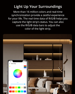SONOFF L3 Pro RGBIC Smart LED Strip Lights 5M/16.4Ft - IP54 Waterproof, WiFi & Bluetooth Control, 16 Million Colors, Music Sync, Works with Alexa/Google Home, DIY Cutting